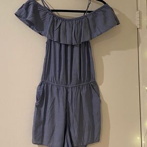 blue romper
